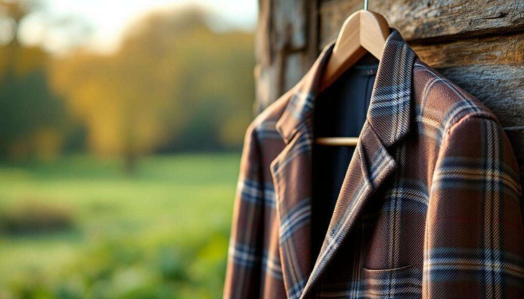 La giacca scozzese in stile country ora a metà prezzo
