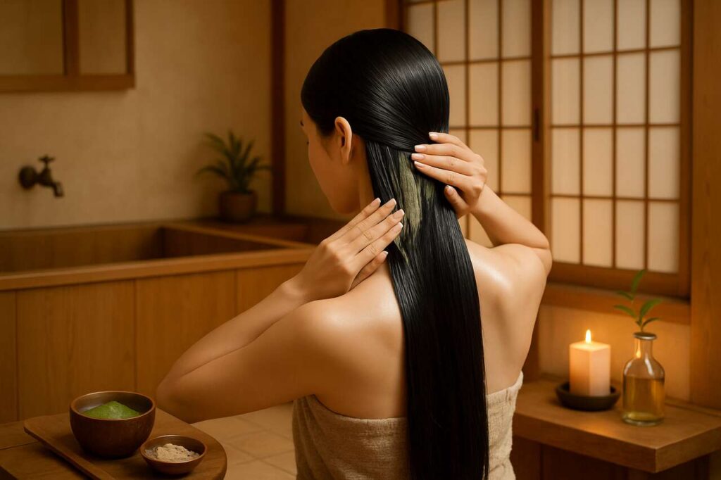 Rituale giapponese per il lavaggio dei capelli: capelli splendidi senza procedure complesse né costosi saloni