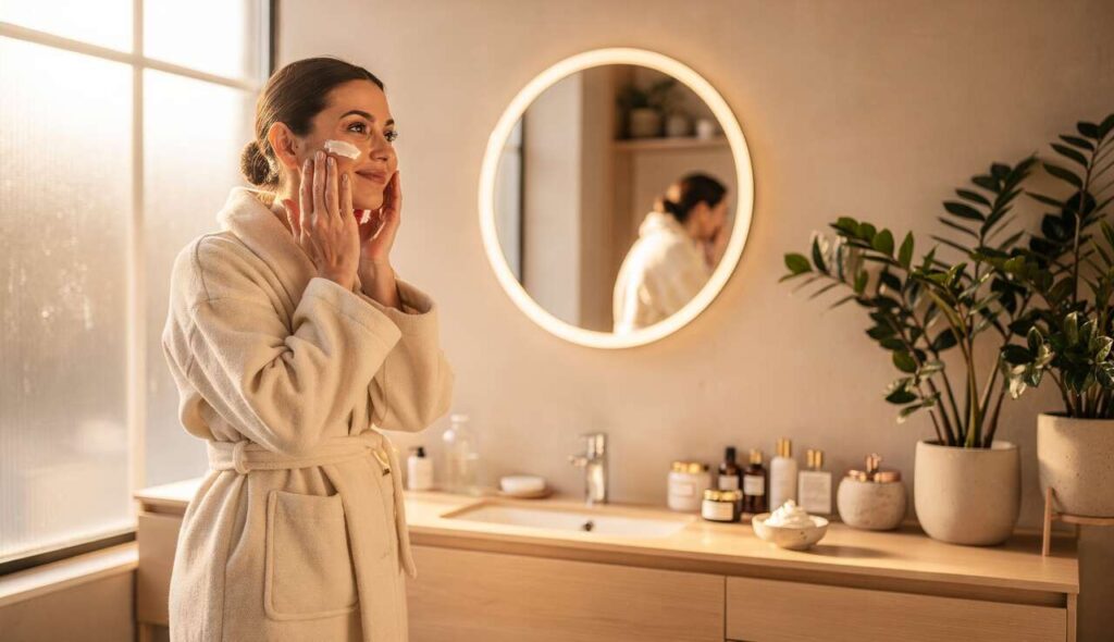 Un’estetista mi ha svelato il segreto per una pelle idratata e luminosa anche in inverno: ora in casa facciamo tutti così